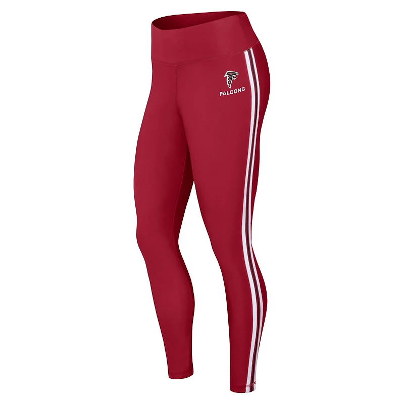 Women's WEAR by Erin Andrews Red Atlanta Falcons Color Block Leggings