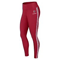 Women's WEAR by Erin Andrews Red Atlanta Falcons Color Block Leggings