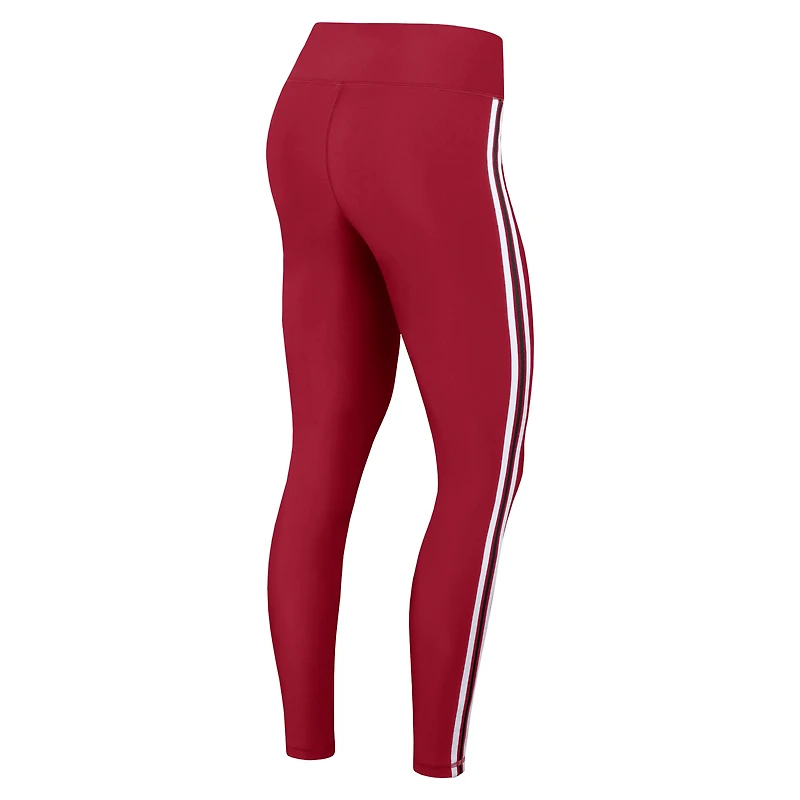 Leggings à blocs de couleurs rouges des Falcons d'Atlanta pour femmes WEAR by Erin Andrews