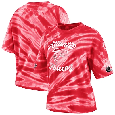 T-shirt rouge tie-dye WEAR by Erin Andrews des Atlanta Falcons pour femmes