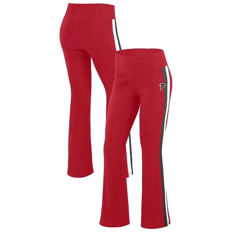 Women's WEAR by Erin Andrews Red Atlanta Falcons Tri-Blend Yoga Pants