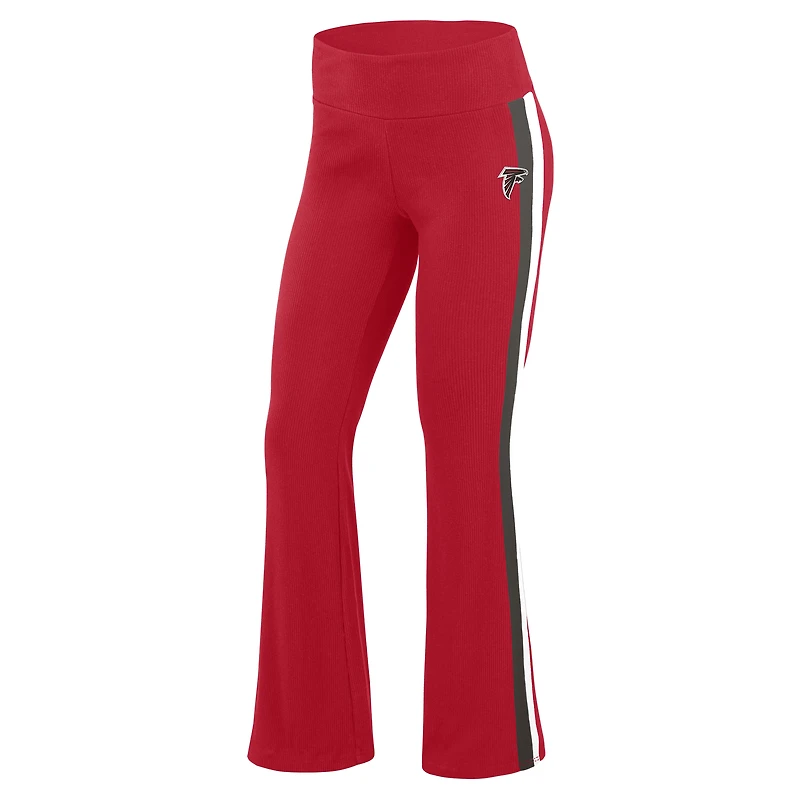 Women's WEAR by Erin Andrews Red Atlanta Falcons Tri-Blend Yoga Pants