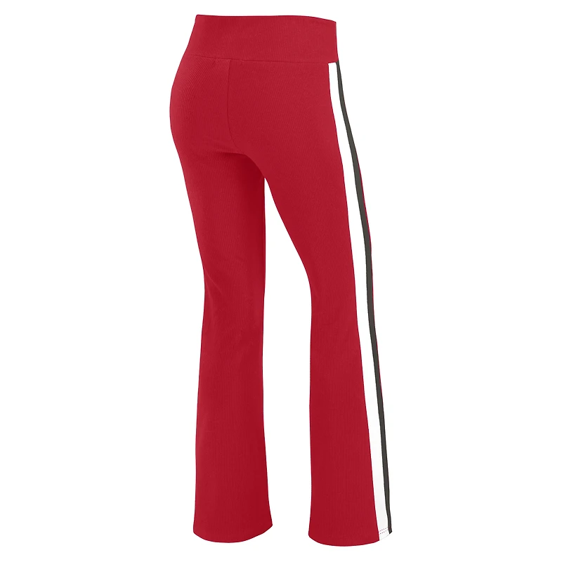 Women's WEAR by Erin Andrews Red Atlanta Falcons Tri-Blend Yoga Pants