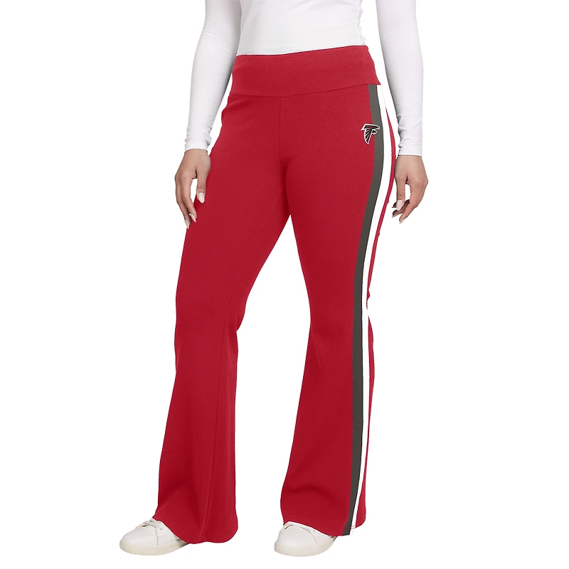 Pantalon de yoga rouge Tri-Blend des Falcons d'Atlanta pour femme WEAR by Erin Andrews
