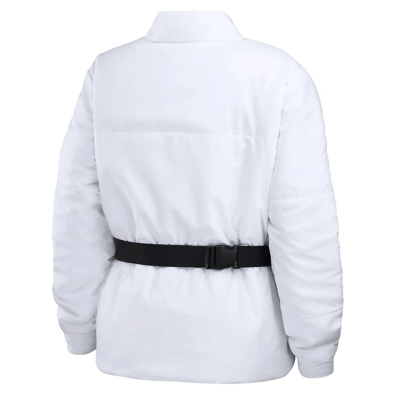 Doudoune zippée entièrement repliable blanche WEAR by Erin Andrews pour femme des Atlanta Falcons