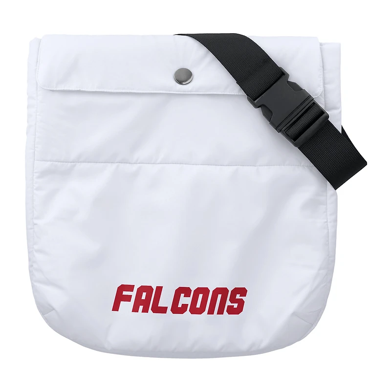 Doudoune zippée entièrement repliable blanche WEAR by Erin Andrews pour femme des Atlanta Falcons