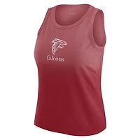 Débardeur ombré Scarlet Atlanta Falcons pour femme WEAR by Erin Andrews x Gracie Hunt