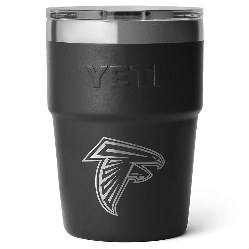 Gobelet empilable YETI Atlanta Falcons Rambler 473 ml avec couvercle Magslider