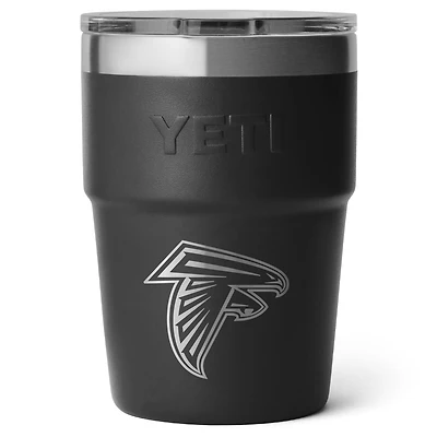 Gobelet empilable YETI Atlanta Falcons Rambler 473 ml avec couvercle Magslider
