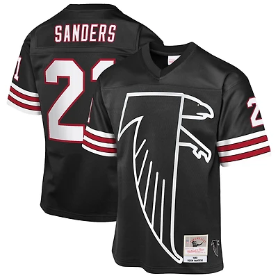 Youth Mitchell & Ness Deion Sanders Black Atlanta Falcons 1992 Throwback Fashion Jersey
