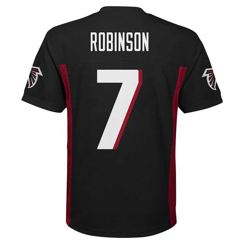 Maillot de joueur réplique noir des Atlanta Falcons pour jeunes Bijan Robinson