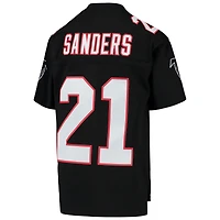 Jeunes Mitchell & Ness Deion Sanders Noir Atlanta Falcons 1992 Legacy Joueur à la retraite Maillot