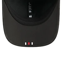 Casquette ajustable New Era noire Atlanta Falcons 2025 Sideline 9FORTY pour jeune