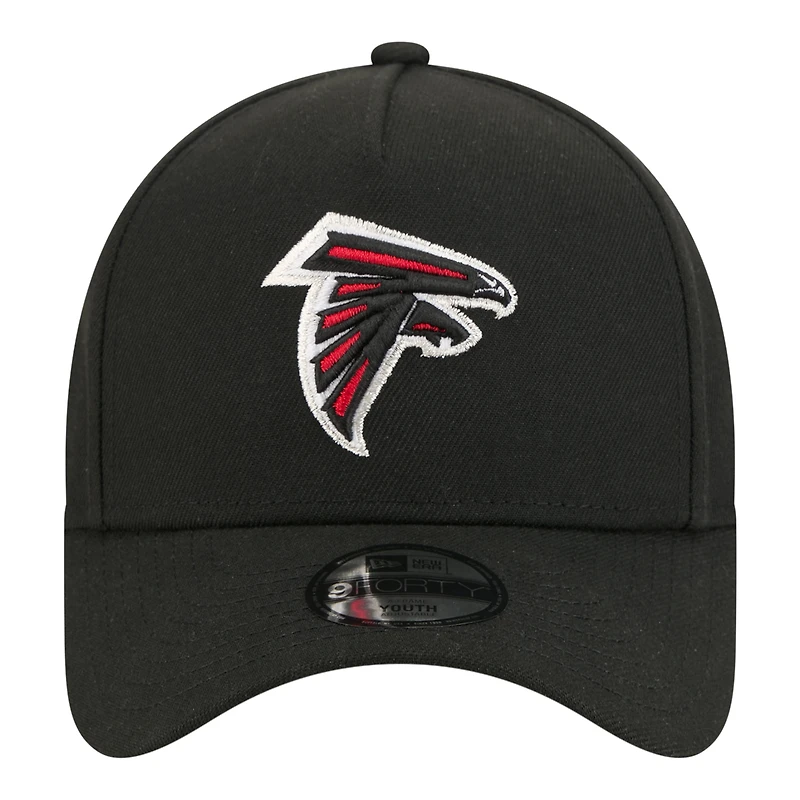 Youth New Era Black Atlanta Falcons 9FORTY A-Frame Adjustable Hat