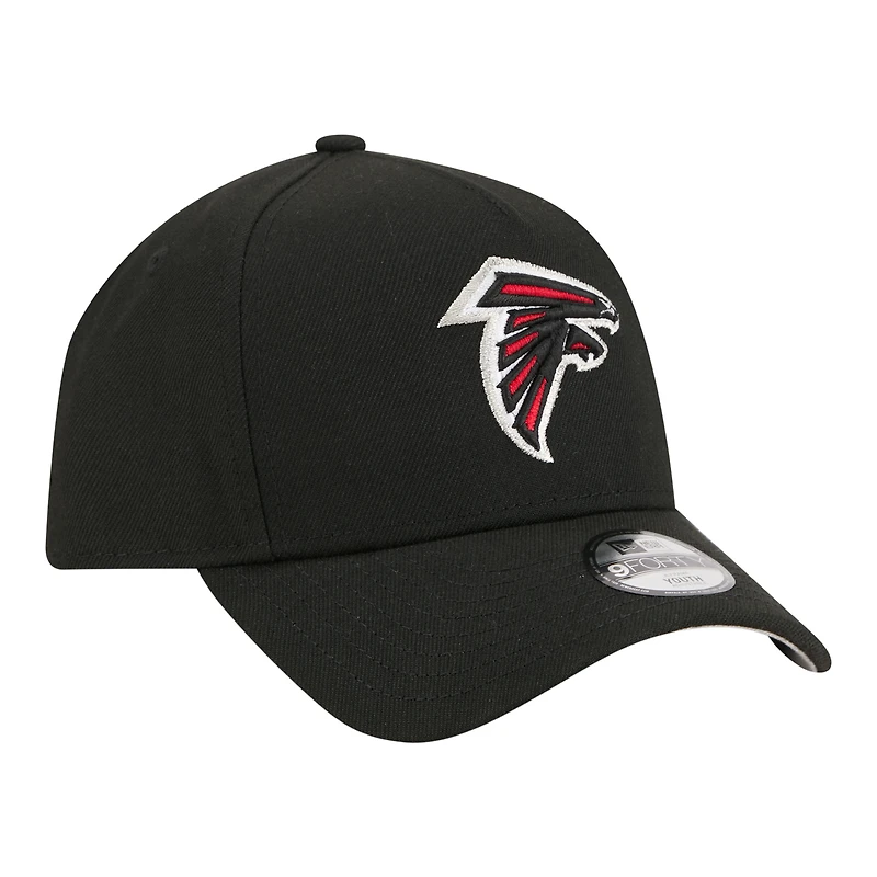 Youth New Era Black Atlanta Falcons 9FORTY A-Frame Adjustable Hat