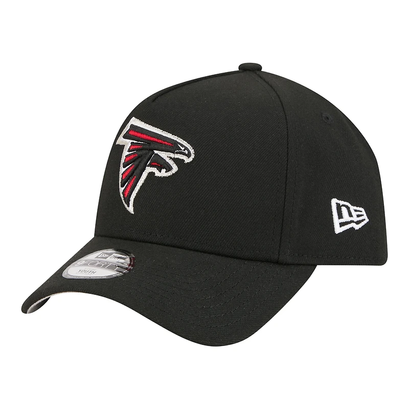 Youth New Era Black Atlanta Falcons 9FORTY A-Frame Adjustable Hat