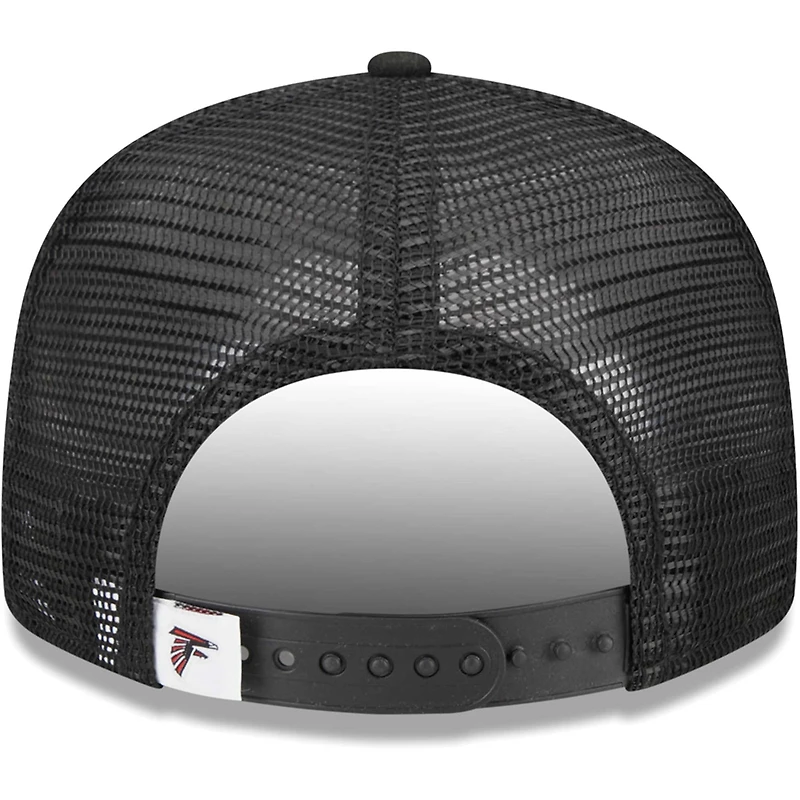 Casquette Snapback 9FIFTY Main Trucker des Atlanta Falcons New Era noire pour jeune