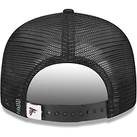 Casquette Snapback 9FIFTY Main Trucker des Atlanta Falcons New Era noire pour jeune