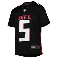 Maillot de match Nike Drake London des Atlanta Falcons pour jeune, noir