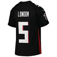 Maillot de match Nike Drake London des Atlanta Falcons pour jeune, noir