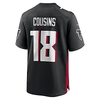 Youth Nike Kirk Cousins Black Atlanta Falcons Game Jersey