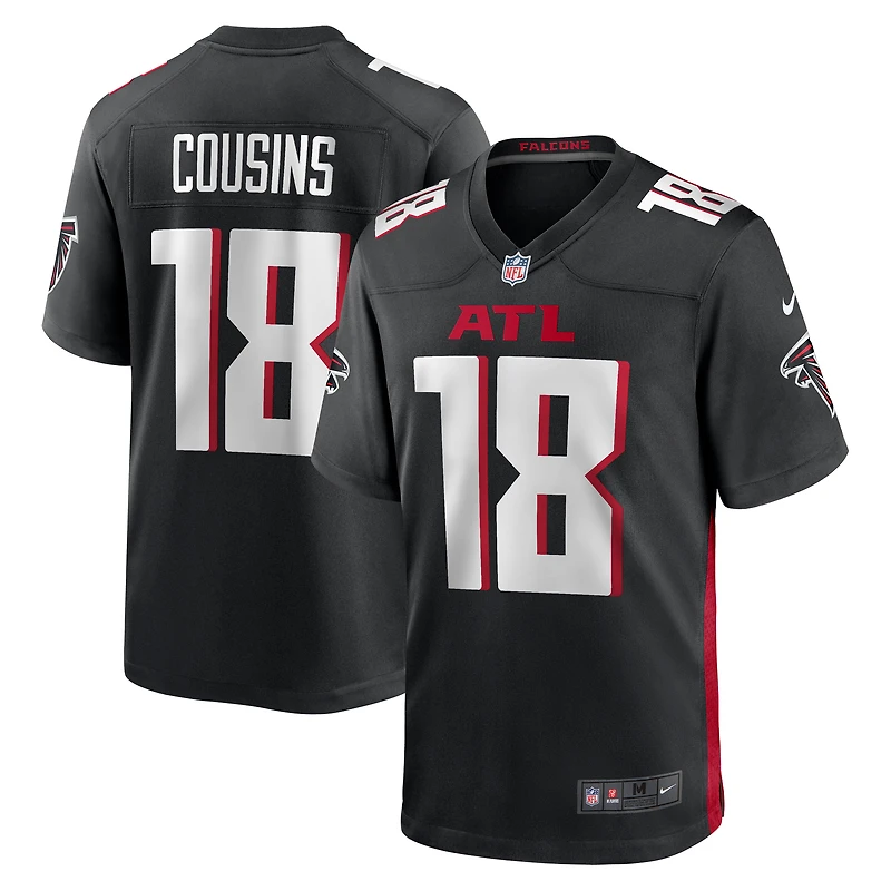 Youth Nike Kirk Cousins Black Atlanta Falcons Game Jersey