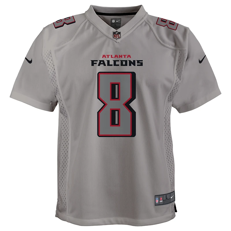 Maillot de jeu Atmosphere Atlanta Falcons Nike Kyle Pitts gris pour jeune