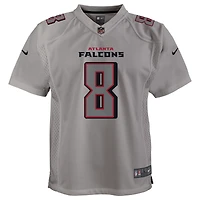 Maillot de jeu Atmosphere Atlanta Falcons Nike Kyle Pitts gris pour jeune