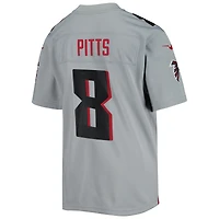 Maillot de jeu inversé Nike Kyle Pitts pour jeunes des Falcons d'Atlanta, gris