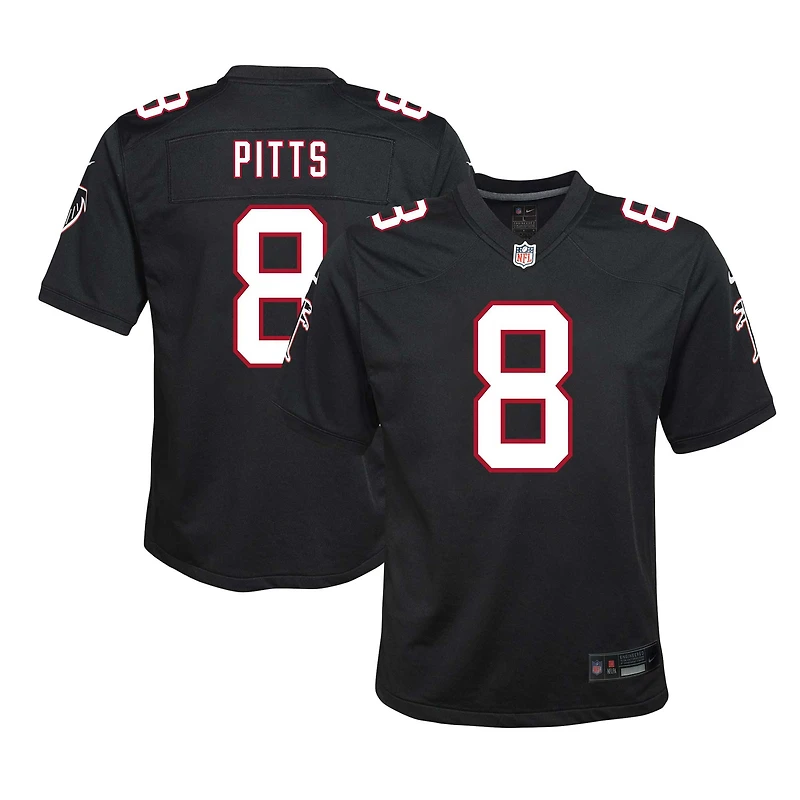 Youth Nike Kyle Pitts Sr. Black Atlanta Falcons Game Jersey