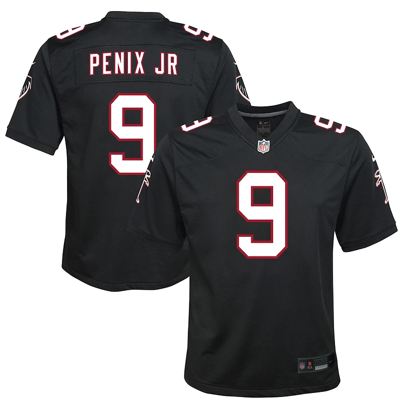 Youth Nike Michael Penix Jr. Black Atlanta Falcons Alternate Game Jersey