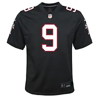 Maillot Nike Michael Penix Jr. noir pour jeune des Atlanta Falcons, match alternatif