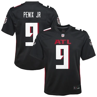 Maillot Nike Michael Penix Jr. noir pour jeune des Atlanta Falcons