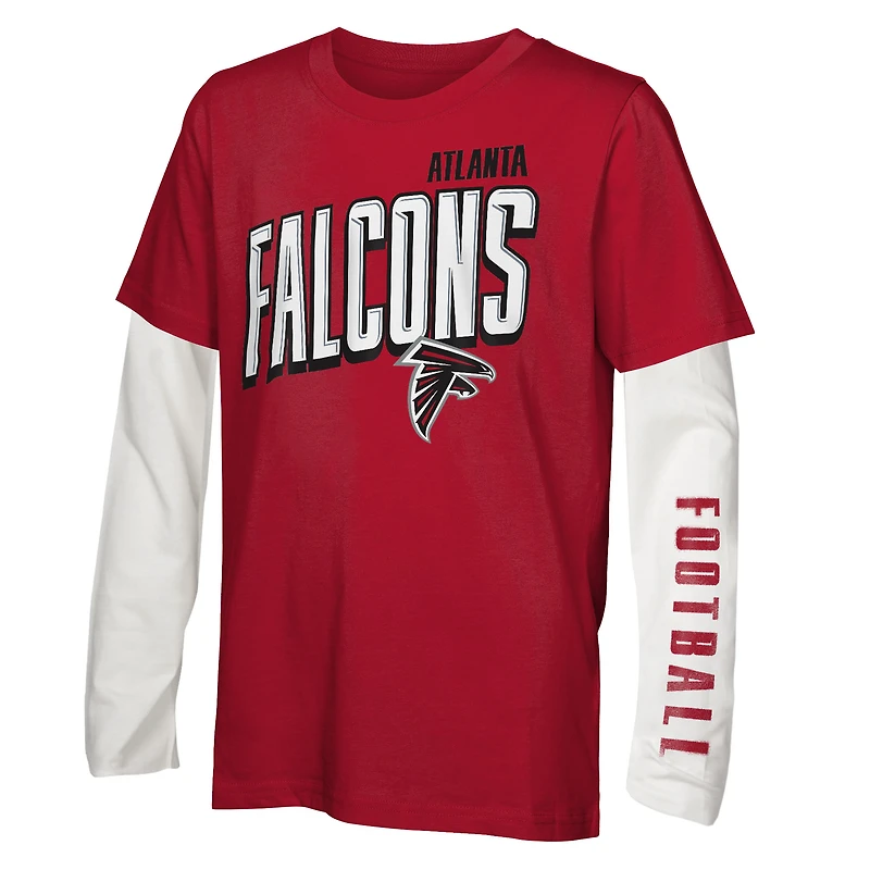 Youth Outerstuff Atlanta Falcons The Mix Combo T-Shirt Set