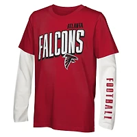 Youth Outerstuff Atlanta Falcons The Mix Combo T-Shirt Set