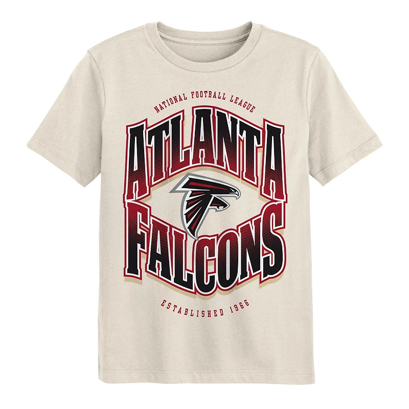 T-shirt crème Outerstuff pour jeunes des Falcons d'Atlanta