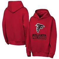 Youth Outerstuff  Red Atlanta Falcons Back to Basics Hoodie