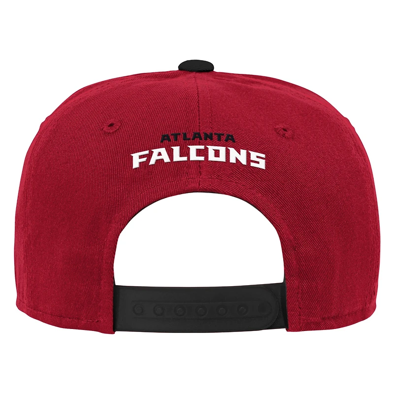 Youth Red Atlanta Falcons Team Pre-Curved Adjustable Hat