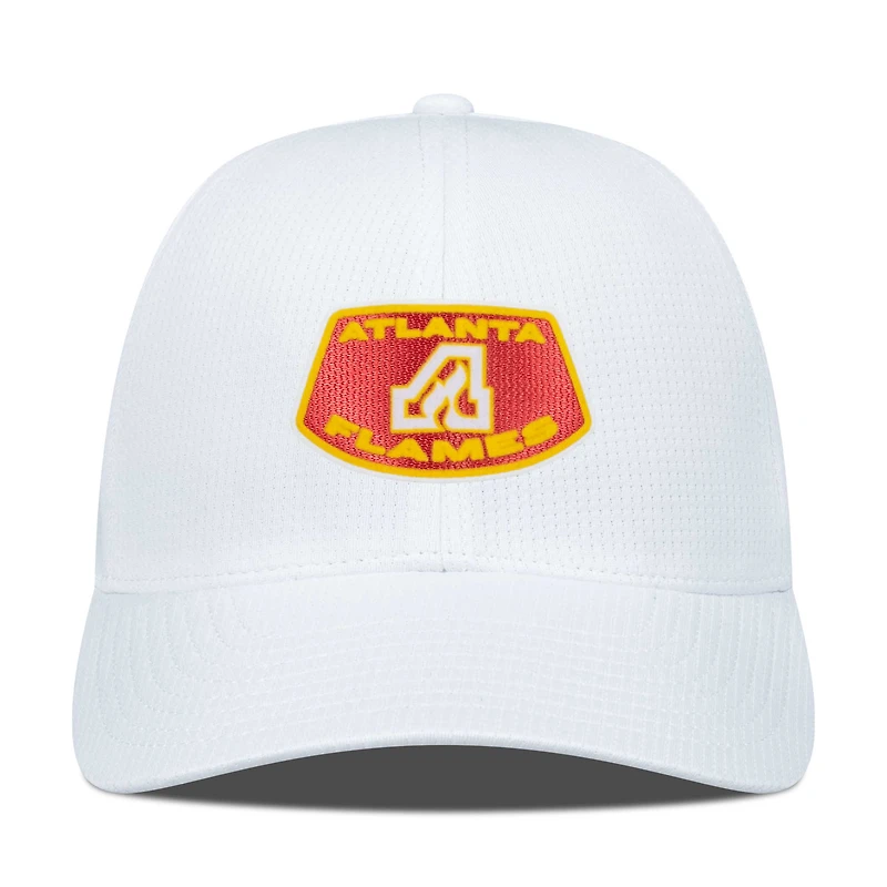 Men's Levelwear White Atlanta Flames  Skylight Zephyr Adjustable Hat