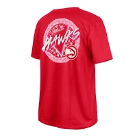 New Era  Red Atlanta Hawks Glow-in-the-Dark T-Shirt