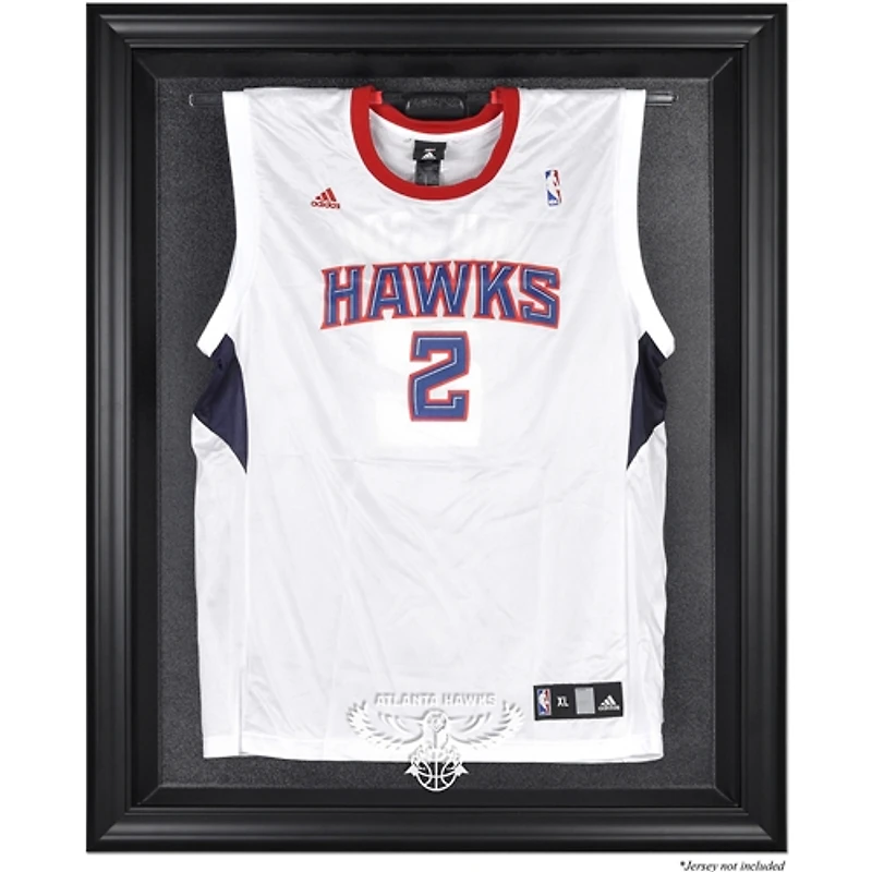 Atlanta Hawks Black Framed Hardwood Classics 2007 - 2015 Logo Jersey Display Case