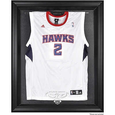 Atlanta Hawks Black Framed Hardwood Classics 2007 - 2015 Logo Jersey Display Case