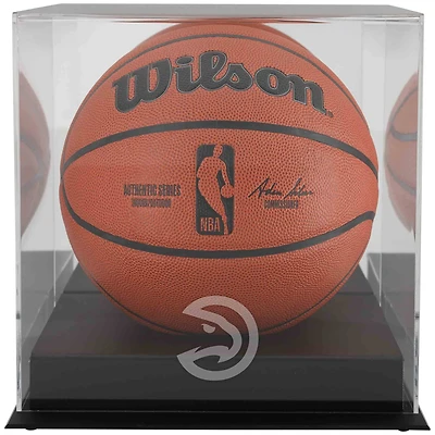 Atlanta Hawks Blackbase Logo Basketball Display Case