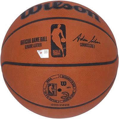 Atlanta Hawks Game-Used Basketball vs, Philadelphia 76ers on March 28, 2025 