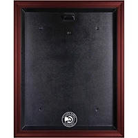 Atlanta Hawks Mahogany Framed Logo Jersey Display Case