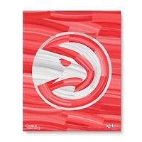 Atlanta Hawks 16 "x 20" embelli Giclée Print par Charlie Turano III