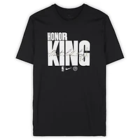 Atlanta Hawks Team-Issued Black "MLK" T-Shirt from the 2025-26 NBA Season