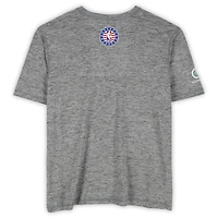 T-shirt gris officiel des Atlanta Hawks « Hoops For Troops » pour la saison NBA 2025-2026 - Taille 2XL