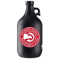 Pichet en silex noir avec finition mate de 64 oz des Hawks d'Atlanta