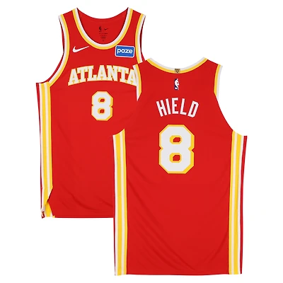 Buddy Hield Atlanta Hawks Game-Used #8 Red Nike Jersey vs. Memphis Grizzlies on March 23, 2026 - Size 50+4